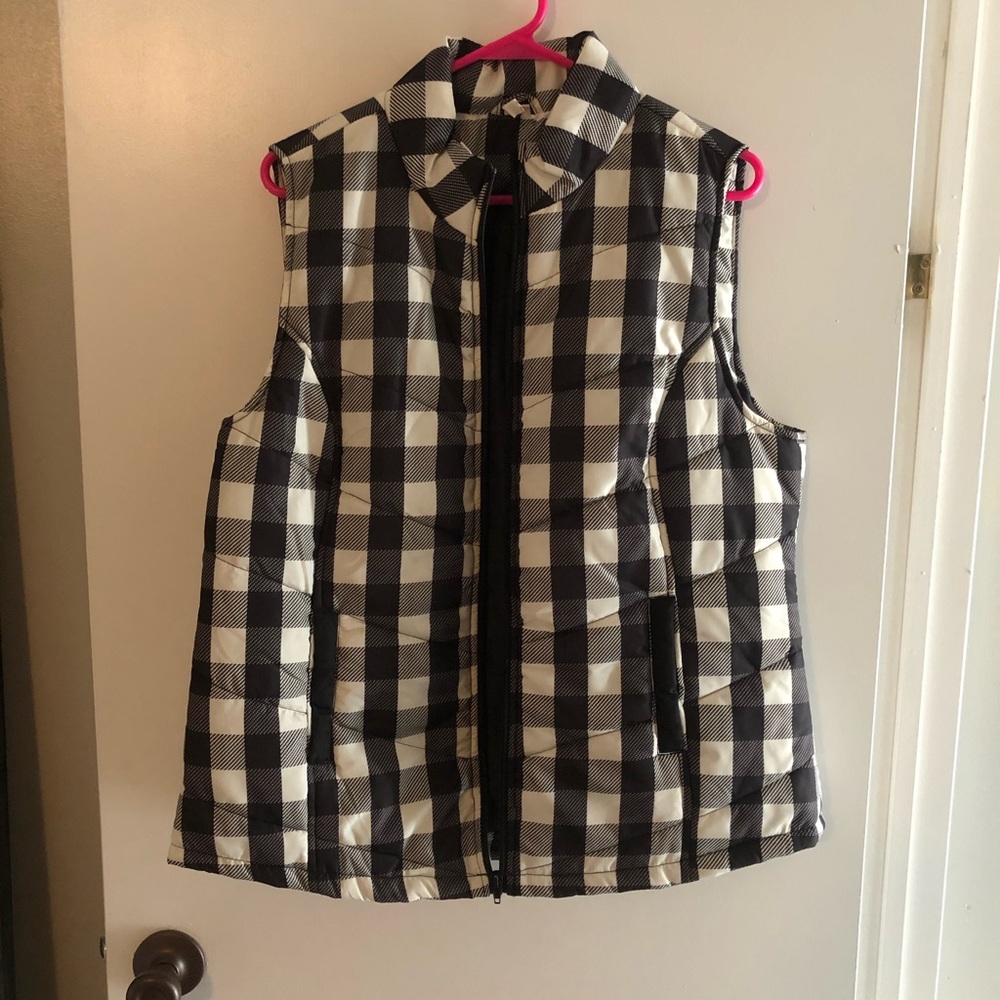 Plaid vest